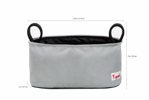 3 Sprouts Universal Stroller Organizer - Baby Jogger Caddy with Cup Holder, Whale Perspective: top