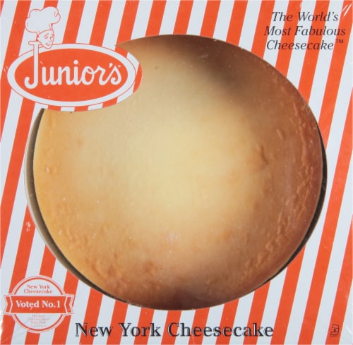 Junior's Original Plain Cheesecakes Perspective: top