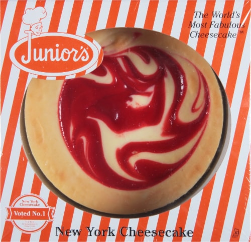 Junior's® Strawberry Swirl Cheesecake Perspective: top