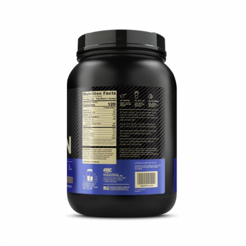 Optimum Nutrition Gold Standard 100% Micellar Casein Protein Powder, Chocolate Supreme Perspective: top