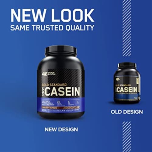 Optimum Nutrition Gold Standard 100% Micellar Casein Protein Powder, Cookies and Cream, 3.86 Lbs Perspective: top