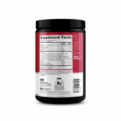 Optimum Nutrition Amino Energy Fruit Fusion Pre Workout Powder Perspective: top