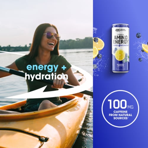 Optimum Nutrition Essential Amin.o Energy Blueberry Lemonade Perspective: top