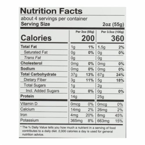 Supergrain - Red Lentil and Quinoa Rotelle - Gluten Free - 8 oz - case of 6 Perspective: top