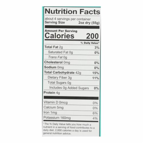 Ancient Harvest Organic Gluten Free Quinoa Supergrain Pasta - Rotelle - Case of 12 - 8 oz. Perspective: top