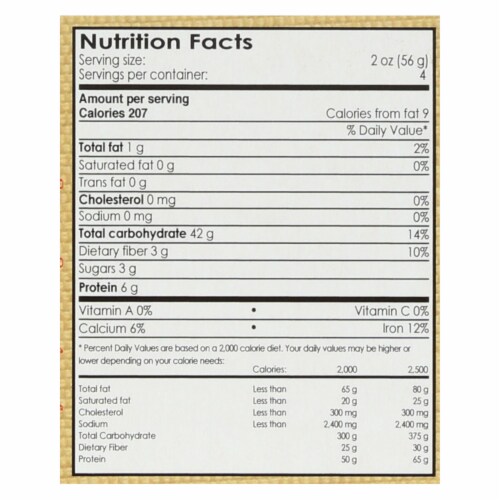 Andean Dream Gluten Free Organic Spaghetti Quinoa Pasta - Case of 12 - 8 oz. Perspective: top