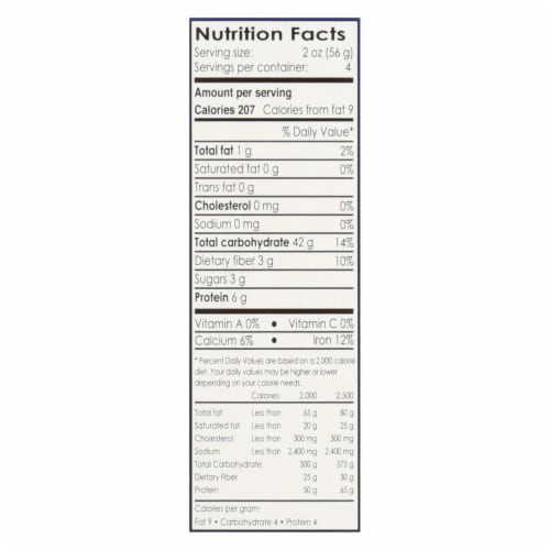 Andean Dream Gluten Free Organic Macaroni Quinoa Pasta - Case of 12 - 8 oz. Perspective: top