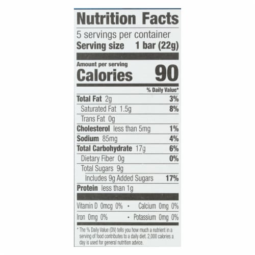Annie's Homegrown - Crispy Snack Bars Birthday Cake 5count - Case of 8 - 3.9 oz. Perspective: top