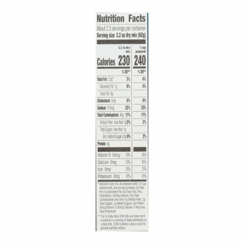 Gluten Free Vegan Elbows and Creamy Sauce Rice Pasta Dinner - Case of 12 - 6 oz. Perspective: top