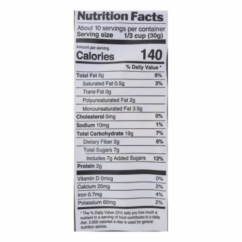 Bakery On Main On Main Nutty Cranberry Granola - Case of 6 - 12 oz. Perspective: top