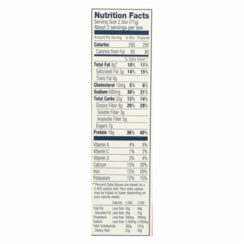 Banza - Chickpea Pasta Mac and Cheese - Classic Cheddar - Case of 6 - 5.5 oz. Perspective: top