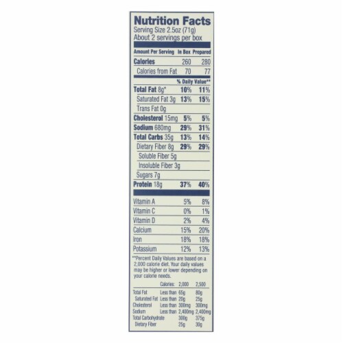 Banza - Chickpea Pasta Mac and Cheese - White Cheddar - Case of 6 - 5.5 oz. Perspective: top