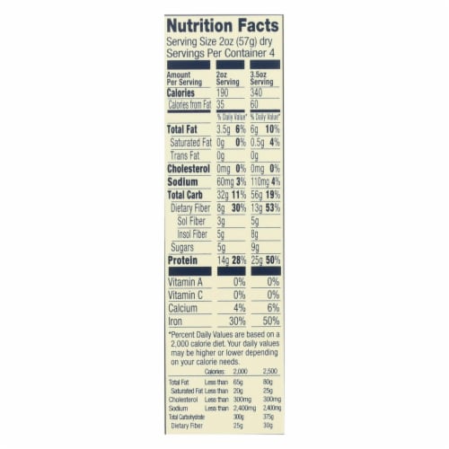 Banza - Chickpea Pasta - Case of 6 - 8 oz. Perspective: top