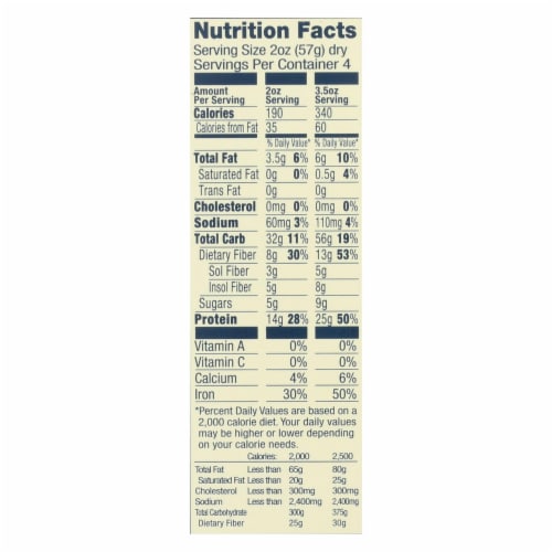 Banza - Pasta Chickpea Shells - Case of 6 - 8 oz. Perspective: top
