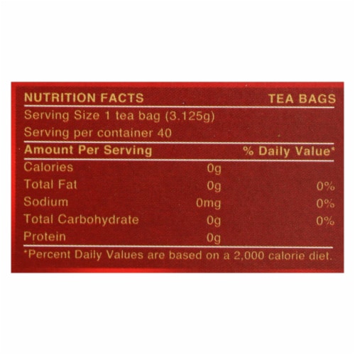 Barry's Tea - Tea - Gold Blend - Case of 6 - 40 Bags Perspective: top