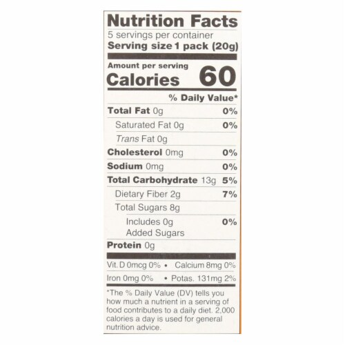 Bear Real Fruit Roll Yoyo - Mango - Case of 6 - 3.5 oz. Perspective: top