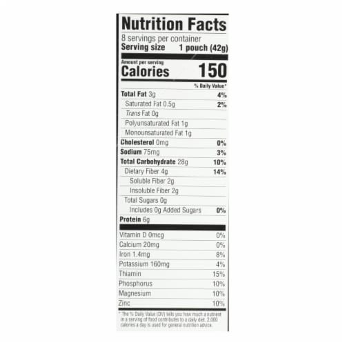 Better Oats Organic Instant Multigrain Hot Cereal - Bare - Case of 6 - 11.8 oz. Perspective: top