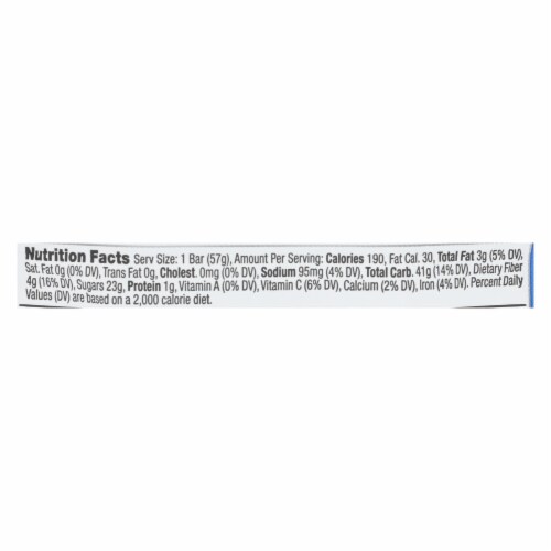 Betty Lou's Blueberry Fruit Bar - Case of 12 - 2 oz. Perspective: top