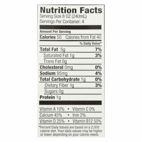 Milkadamia Milk - Unsweetened - Case of 6 - 32 Fl oz. Perspective: top