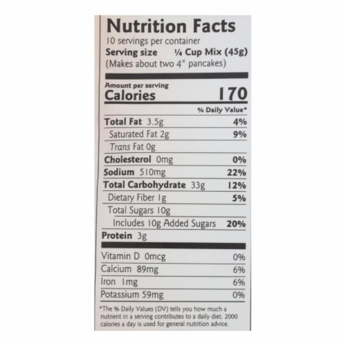 Birch Benders Pancake and Waffle Mix - Chocolate Chip - Case of 6 - 16 oz. Perspective: top