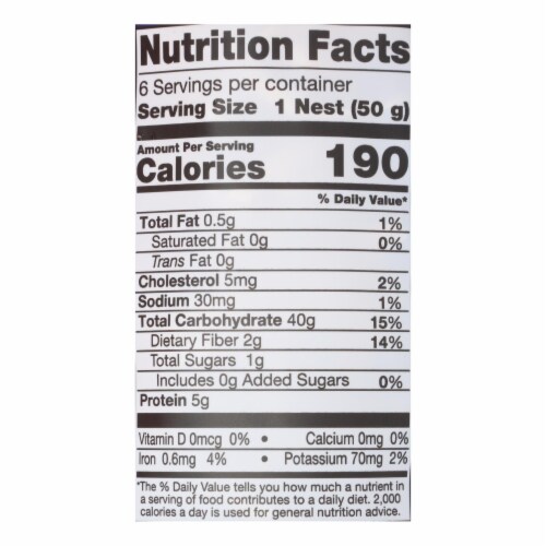 Blue Dragon - Noodle Egg Nests Medium - Case of 4-10.5 oz. Perspective: top