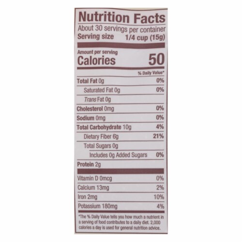 Bob's Red Mill - Wheat Bran - Case of 4-16 oz. Perspective: top