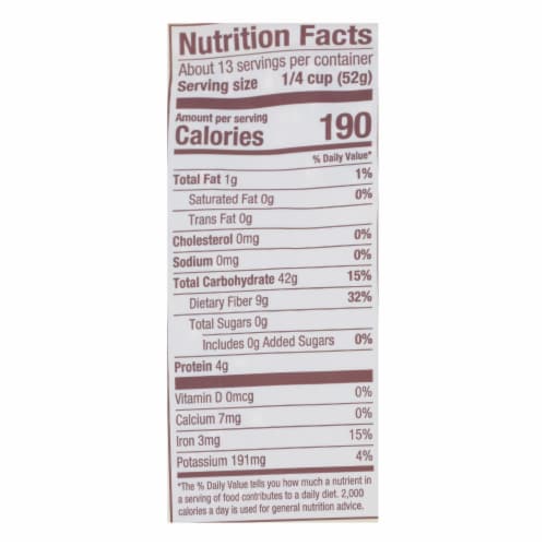 Bob'S Red Mill Sorghum Gluten Free - Case Of 4 - 24 Oz. Perspective: top