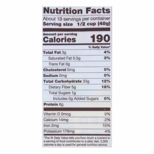 Bob's Red Mill - Organic Old Fashioned Rolled Oats - Gluten Free - Case of 4-32 oz. Perspective: top