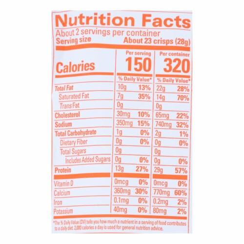 Cello Cheese Parmesan Whisps  - Case of 12 - 2.12 oz. Perspective: top
