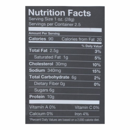 Chef's Cut Real Steak Jerkey - Chipotle Cracked Pepper - Case of 8 Perspective: top