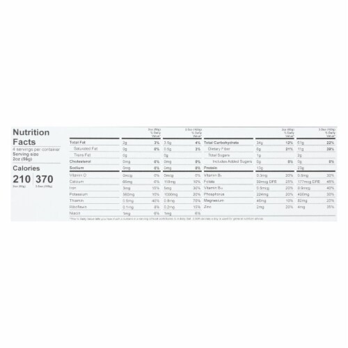 Chickapea Pasta - Pasta Organic Spaghetti - Case of 6 - 8 oz. Perspective: top