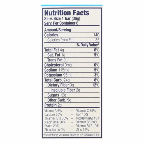 Clif Kid Zbar - Iced Oatmeal Cookie - Case of 9 - 7.62 oz. Perspective: top