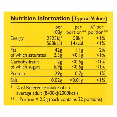Colmans Dry Mustard Powder - 2 oz - Case of 12 Perspective: top