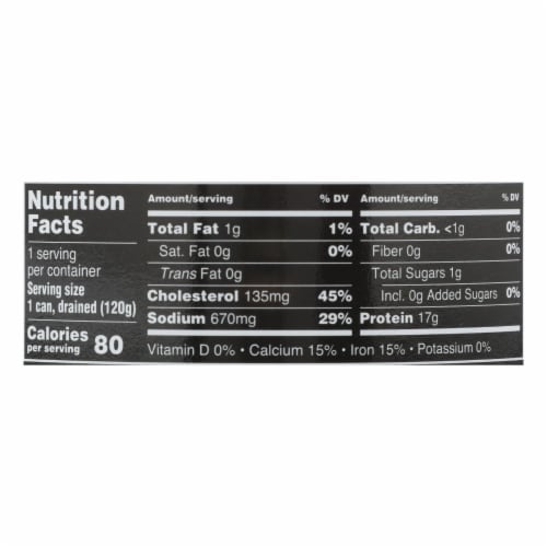 Crown Prince Crab Meat - Fancy White Lump - Case of 12 - 6 oz. Perspective: top