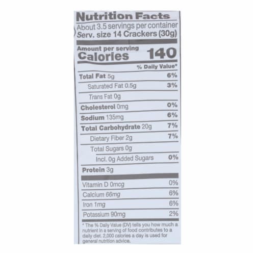 Crunchmaster - Multiseed Crckr Rst Garlc - Case of 12 - 4 oz. Perspective: top