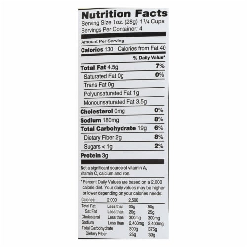 Earth Balance Vegan Puffs - Aged White Cheddar - Case of 12 - 4 oz. Perspective: top