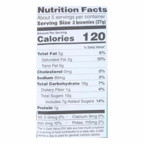 Enjoy Life Mint Chocolate Brownie Bites - Case of 6 - 4.76 oz. Perspective: top