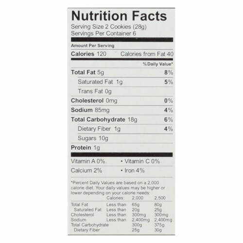 Enjoy Life - Cookie - Soft Baked - Chocolate Chip - Gluten Free - 6 oz - case of 6 Perspective: top