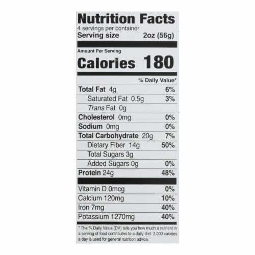 Explore Cuisine - Fettuccine Pasta - Edamame & Mung Bean - Case of 6 - 8 oz. Perspective: top
