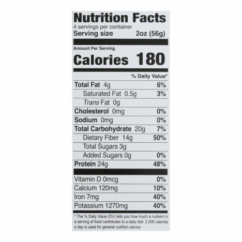 Explore Cuisine - Fettuccine Pasta - Edamame & Mung Bean - Case of 6 - 8 oz. Perspective: top