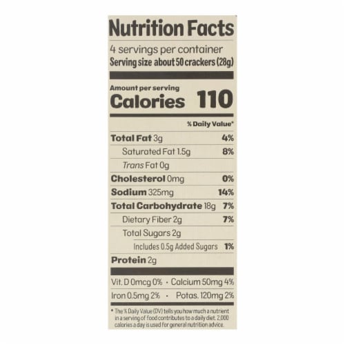 From The Ground Up - Cauliflower Crackers - Cheddar - Case of 6 - 4 oz. Perspective: top