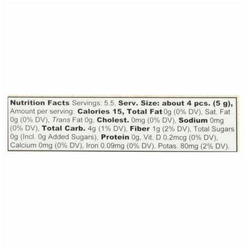 Fungus Among Us Mushrooms - Organic - Dried - Shiitake - 1 oz - case of 8 Perspective: top