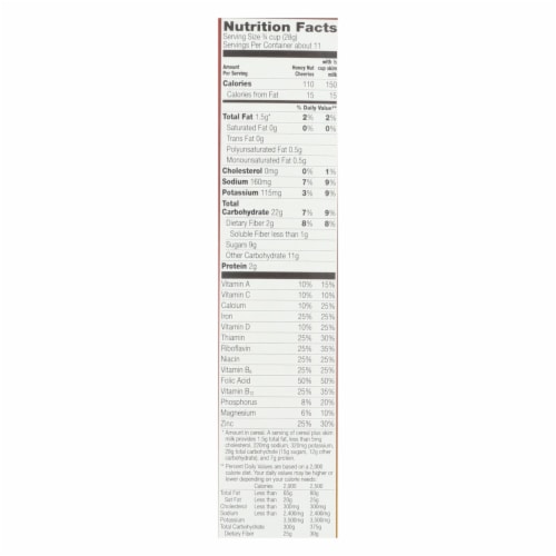 General Mills - Cereal Cheerios Honey Nut - Case of 12-10.8 oz. Perspective: top
