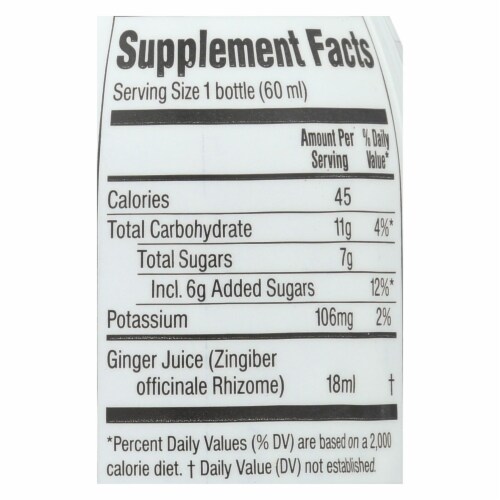 Ginger People - Ginger Shot Rescue Lemon Cynn - Case of 12 - 2 oz. Perspective: top