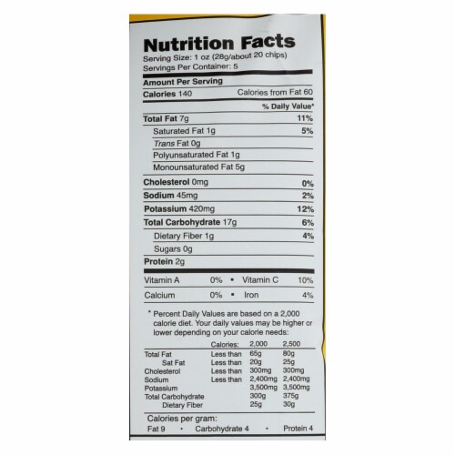 Good Health Lime Rosemary Olive Oil Potato Chips Perspective: top