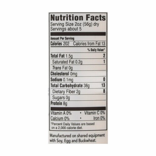 Hakubaku Organic Soba - Case of 8 - 9.52 oz. Perspective: top