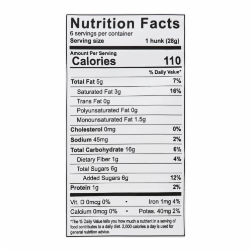 Heavenly Hunks - Cookie Oatmeal Chocolate Chip - Case of 6 - 6 oz. Perspective: top