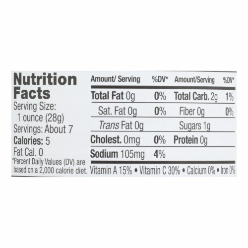 Jeff's Natural Jeff's Natural Bell Pepper Strip - Bell Pepper Strips - Case of 6 - 12 oz. Perspective: top