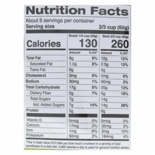 Jessica's Natural Foods Gluten Free Vanilla Maple Granola  - Case of 12 - 11 oz. Perspective: top