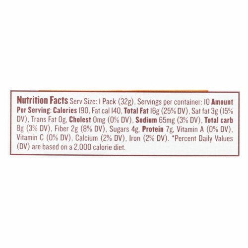 Justin's Nut Butter Squeeze Pack - Peanut Butter - Honey - Case of 10 - 1.15 oz. Perspective: top